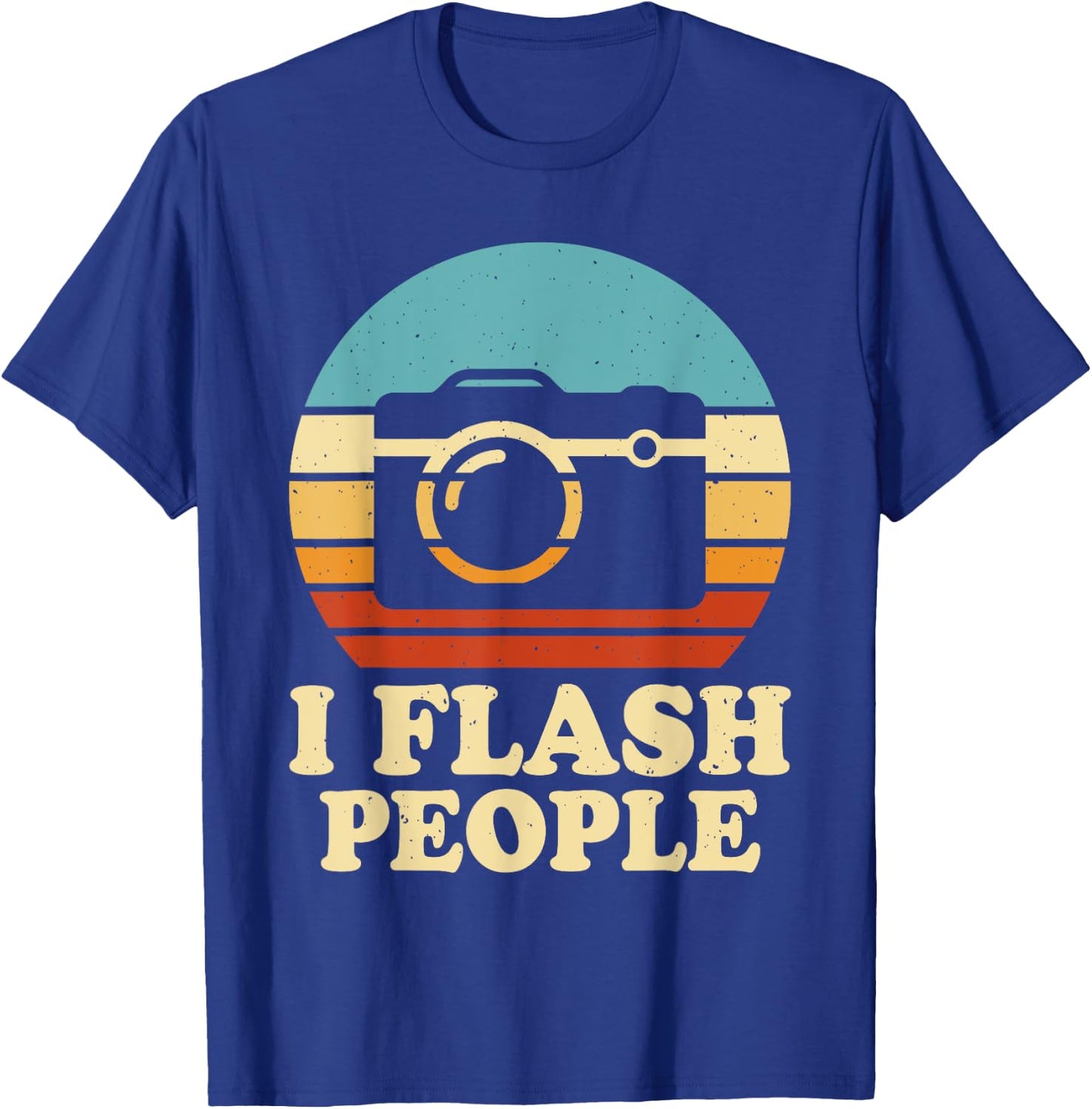 Flash People Photography Passion Photographer Hobby I T-Shirt - T-Shirt | Royal