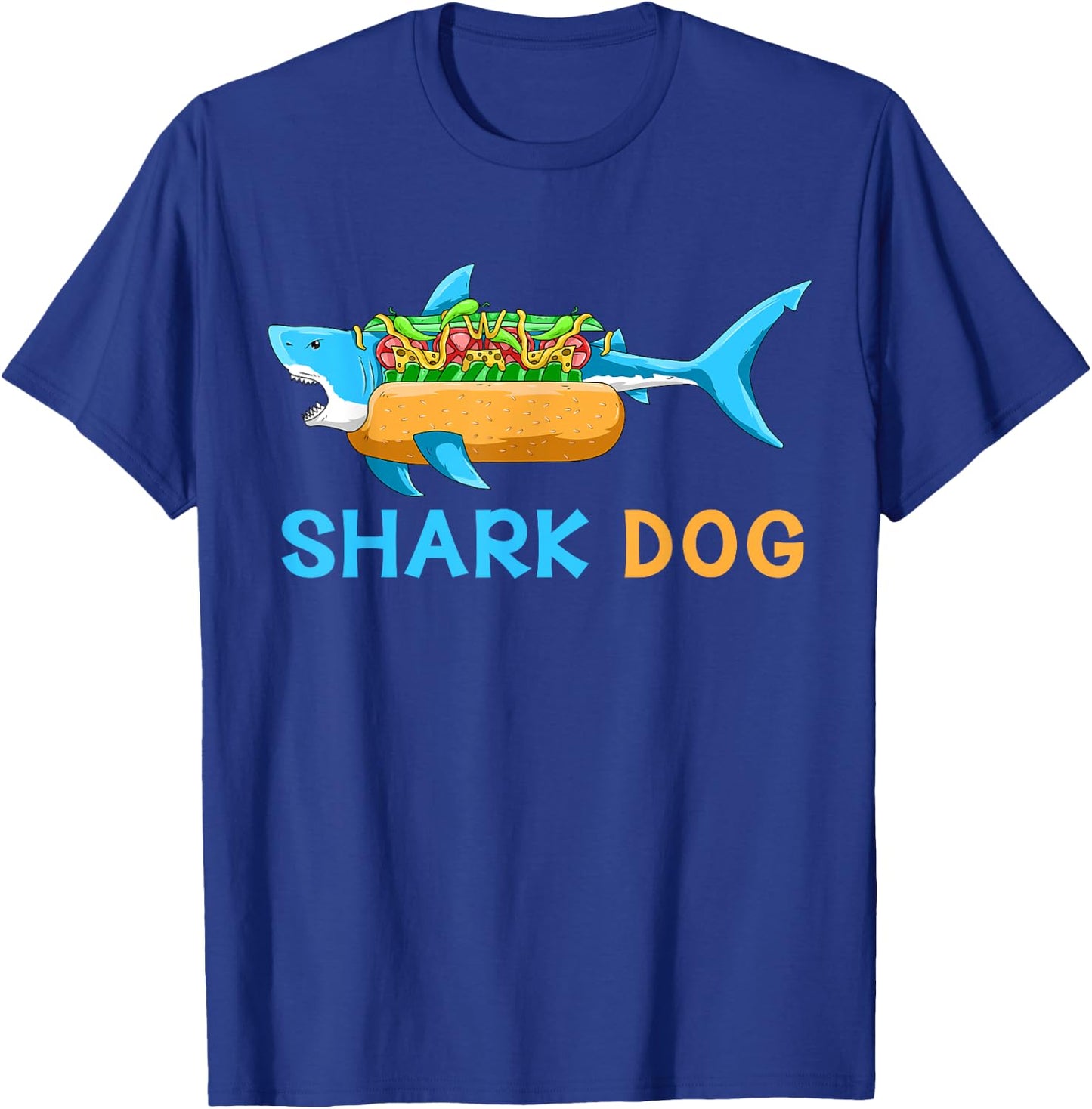 Shark Marine Biologist - Ocean Animal Hot Dog Shark Women Kids T-Shirt - T-Shirt | Royal