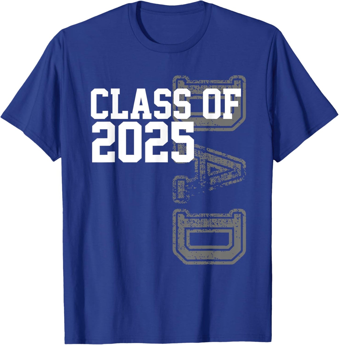 Senior 2025 Class Grad Proud Dad Class of 2025 T-Shirt - T-Shirt | Royal