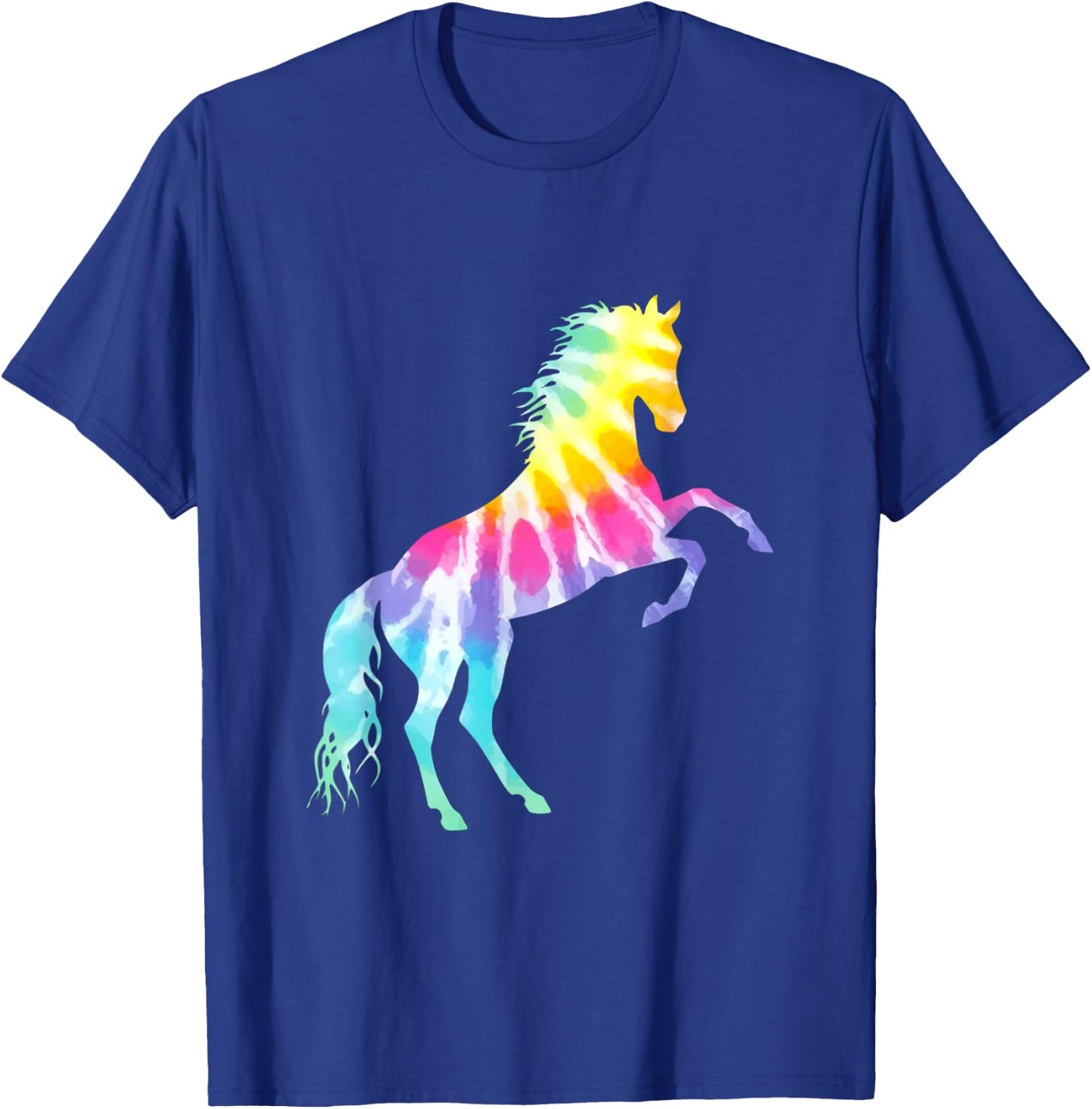 Beautiful Tie Dye Horse T-Shirt - T-Shirt | Royal