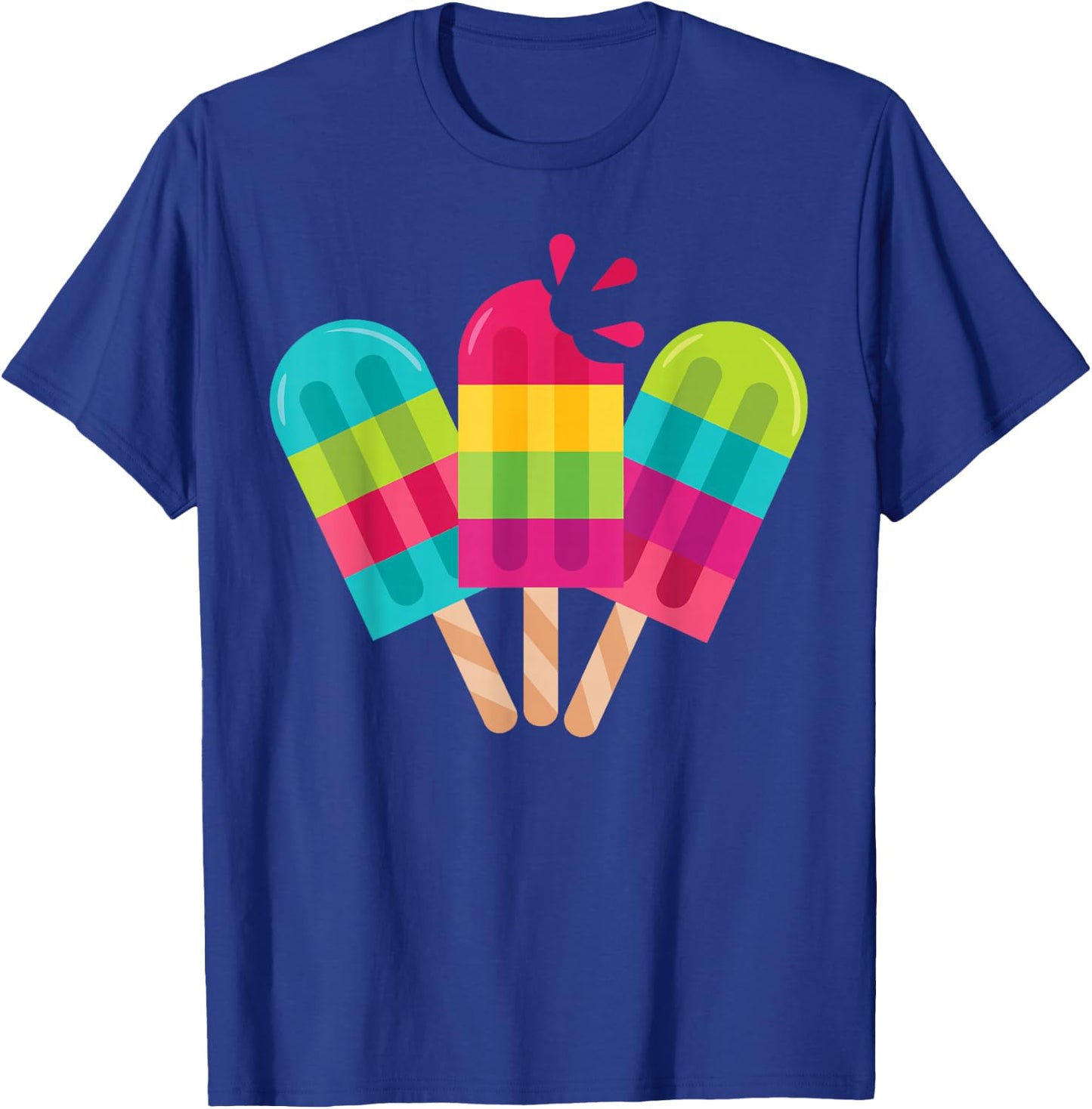 Cool fun summer ice pop chill out T-Shirt - T-Shirt | Royal