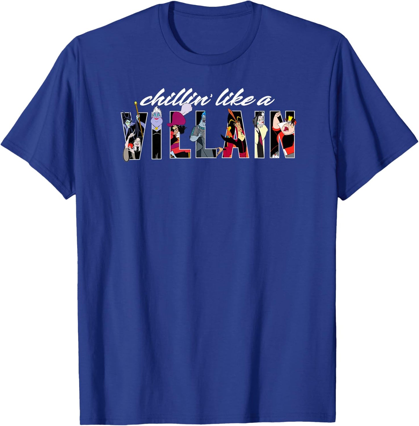 Disney - Villains Chillin Like A Villain T-Shirt - T-Shirt | Royal