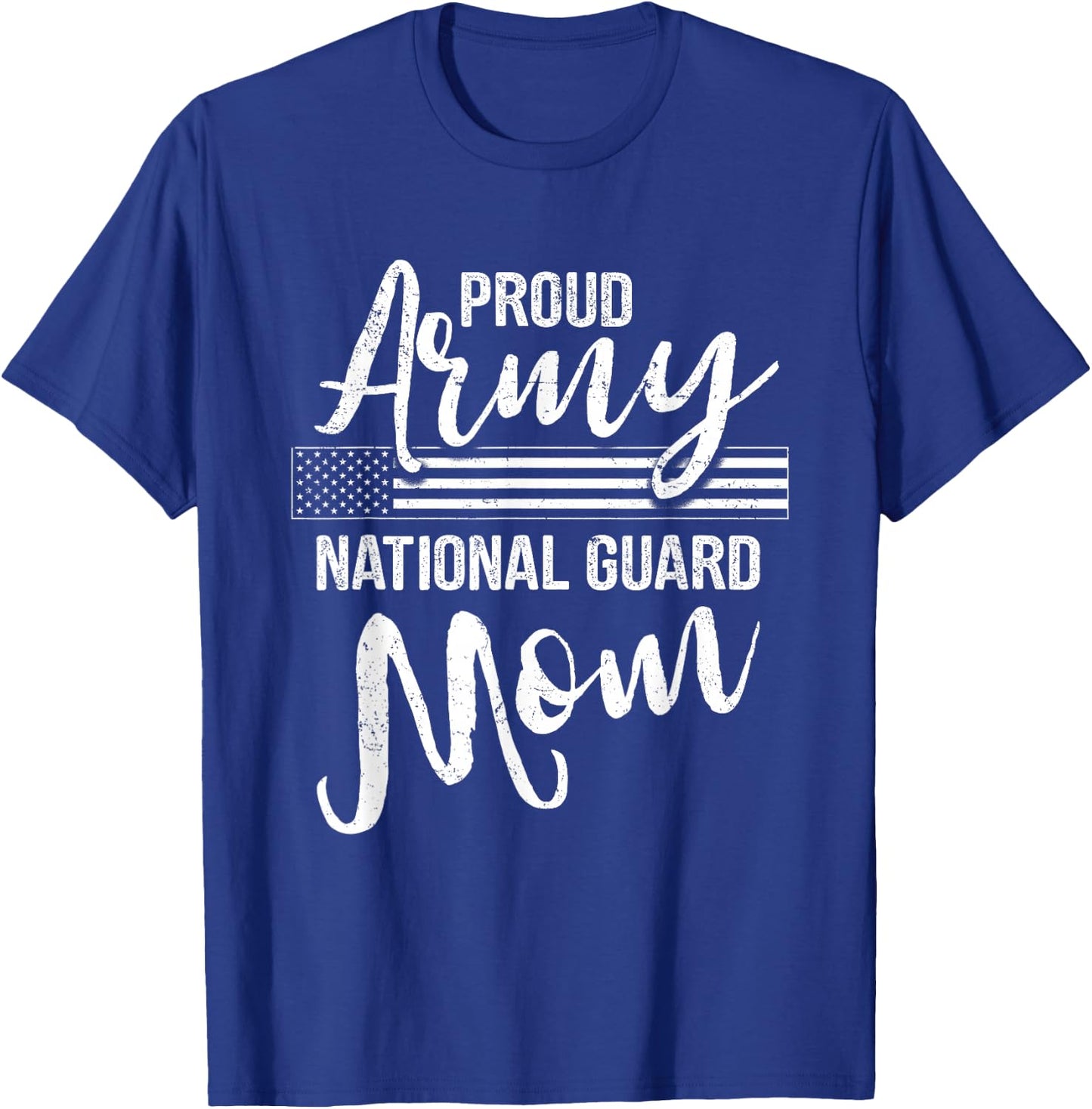 Military Mom - Army Gifts - Proud Army National Guard Mom T-Shirt - T-Shirt | Royal