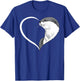 Otter Shirts Girls Kids Heart Cute Otter T-Shirt - T-Shirt | Royal
