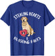 Stealing Hearts Blasting Farts Labrador Retriever Valentines T-Shirt - T-Shirt | Royal
