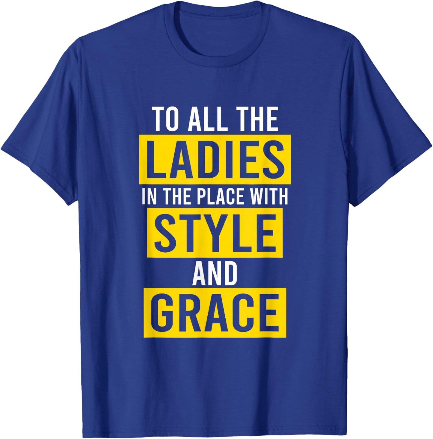 Hip Hop Ladies Style Grace Quote Rapper Musician T-Shirt - T-Shirt | Royal