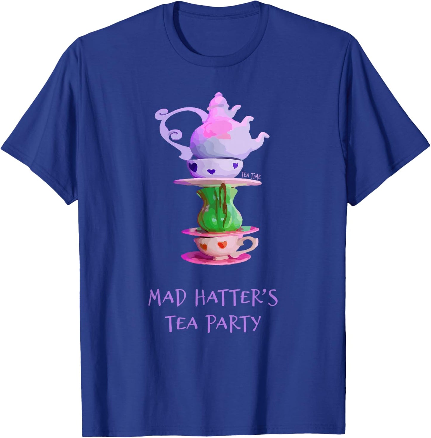 Mad Hatter's Tea Party - Alice in Wonderland T-Shirt - T-Shirt | Royal
