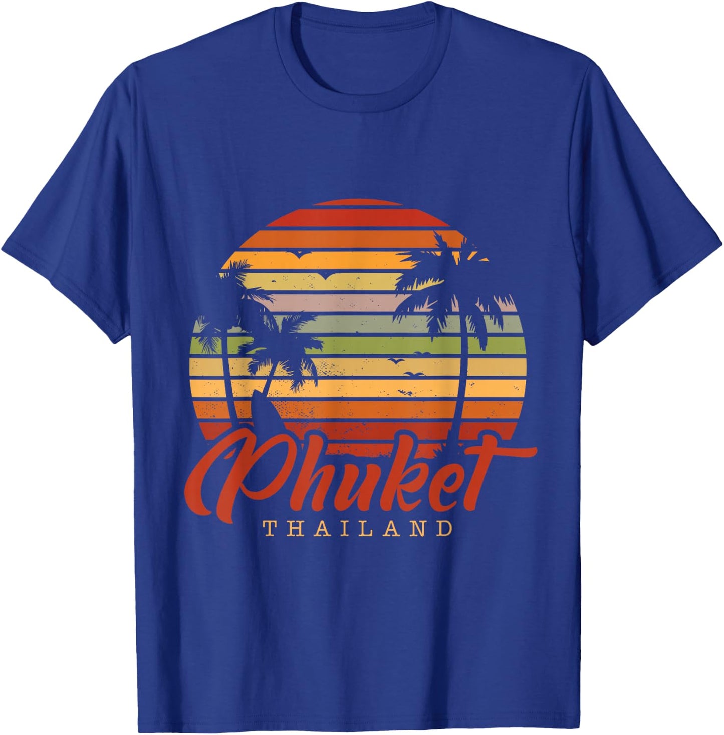 Sunset Tropics Asia Thailand T-Shirt - T-Shirt | Royal