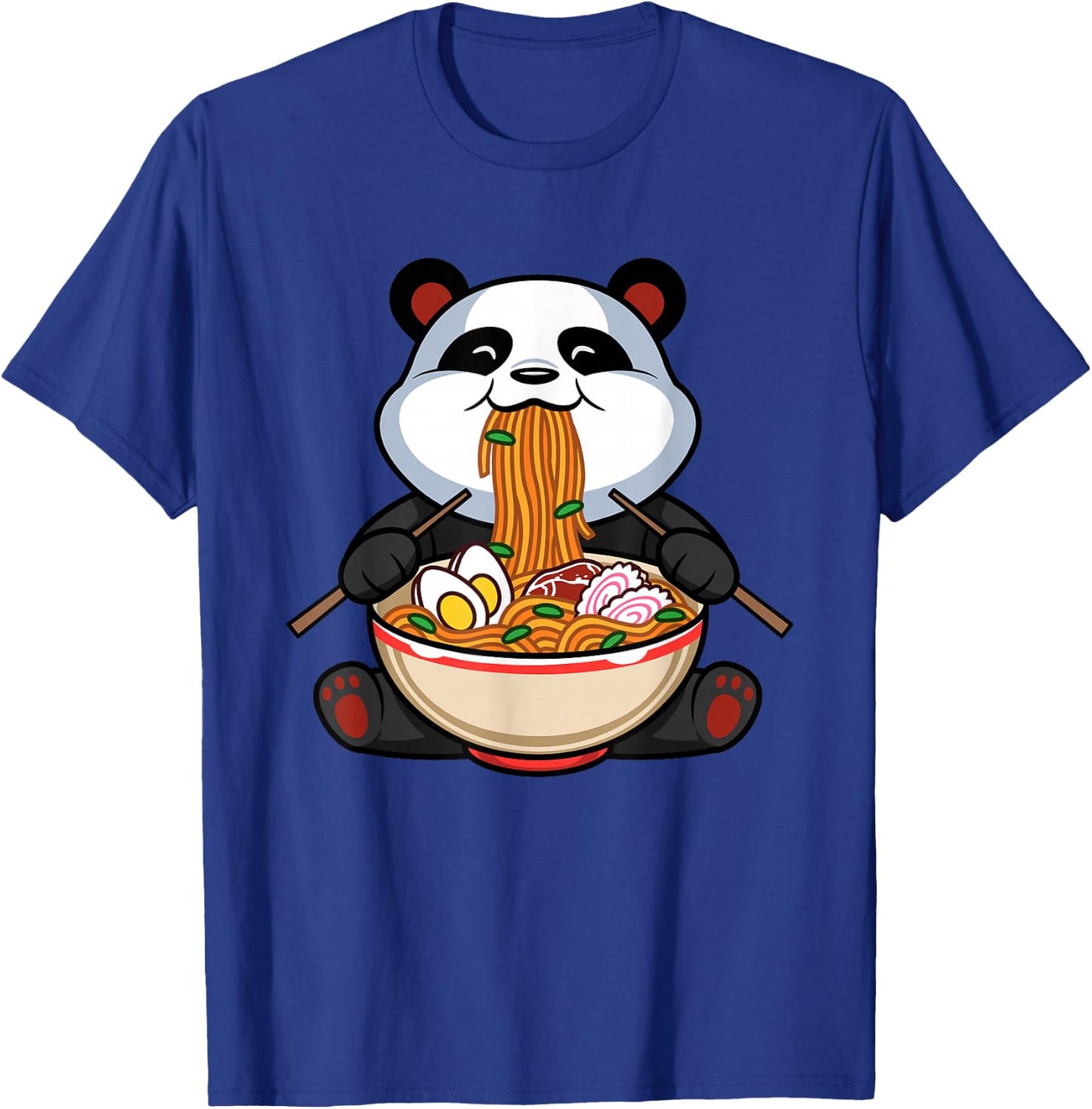 Awesome Otaku Japanime Lover Outfit Men Women Kids Funny Cute Kawaii Panda Ramen Noodles Japanese Anime Gift T-Shirt - T-Shirt | Royal