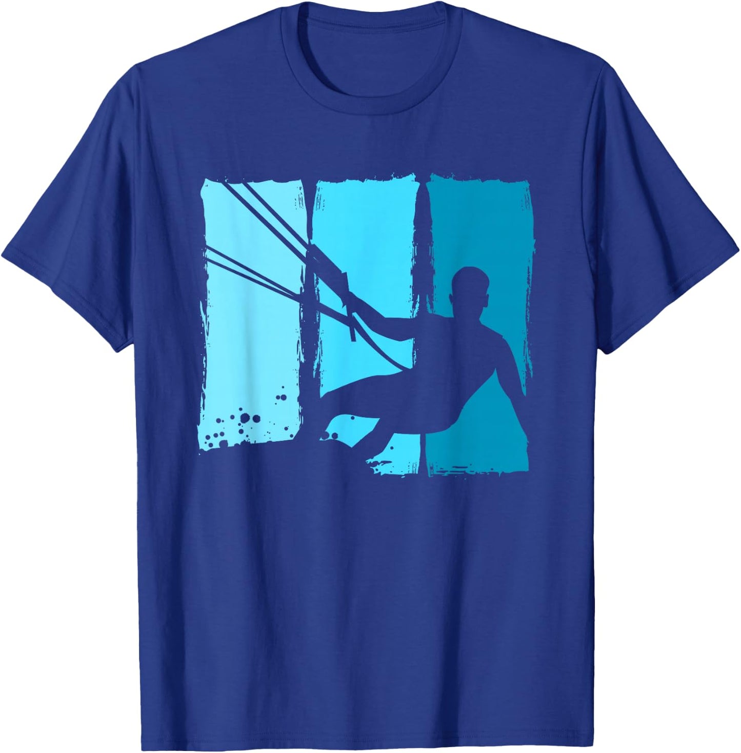 Kitesurf Board Trainer Kite Kiteboarding Kitesurfing T-Shirt - T-Shirt | Royal
