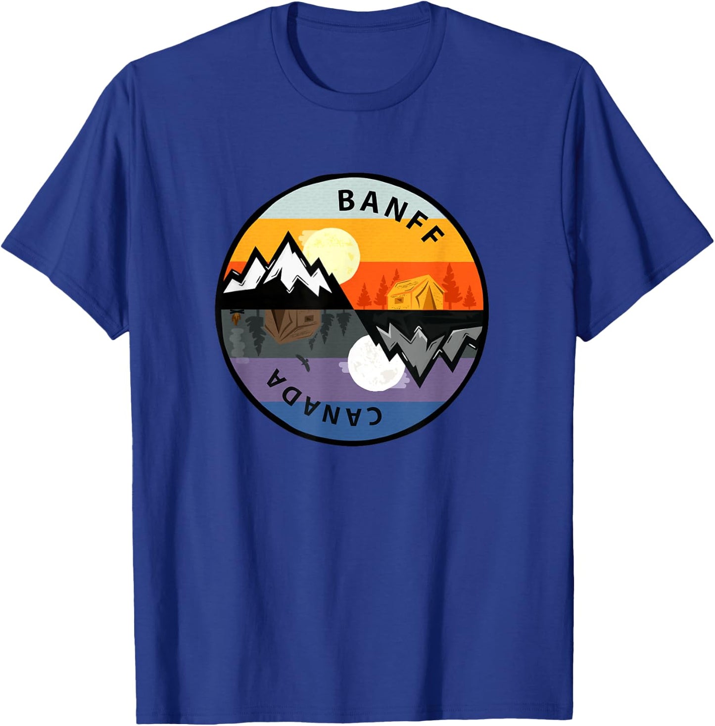 Retro Vintage Banff, Canada Souvenir T-Shirt - T-Shirt | Royal