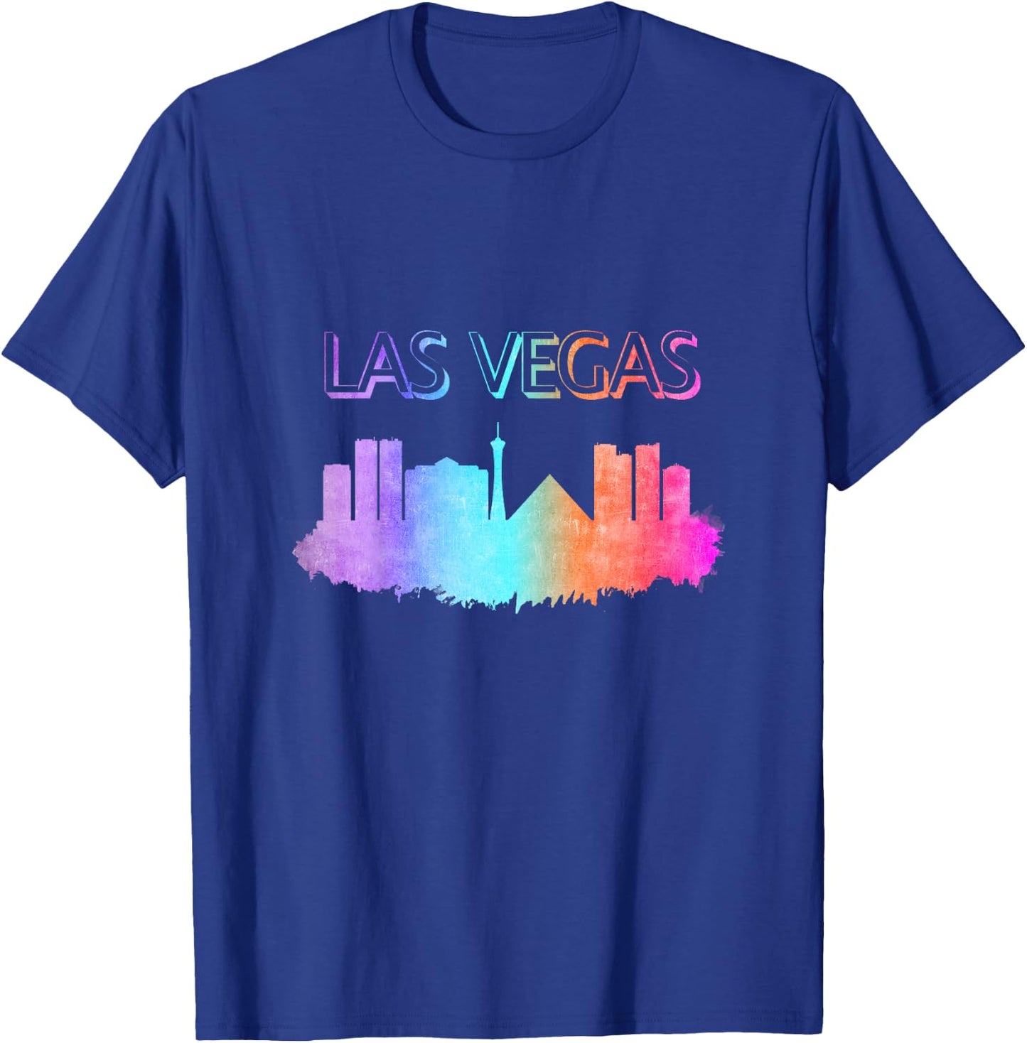 Las Vegas Skyline T-Shirt - T-Shirt | Royal