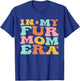 Groovy In My Fur Mom Era Cat Dog Fur Mom Mother's Day T-Shirt - T-Shirt | Royal