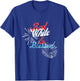 4th of July 2021 Funny Patriotic Red White & Blessed Women Men T-Shirt - T-Shirt | Royal