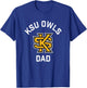 Kennesaw State University Owls Arched Dad T-Shirt - T-Shirt | Royal