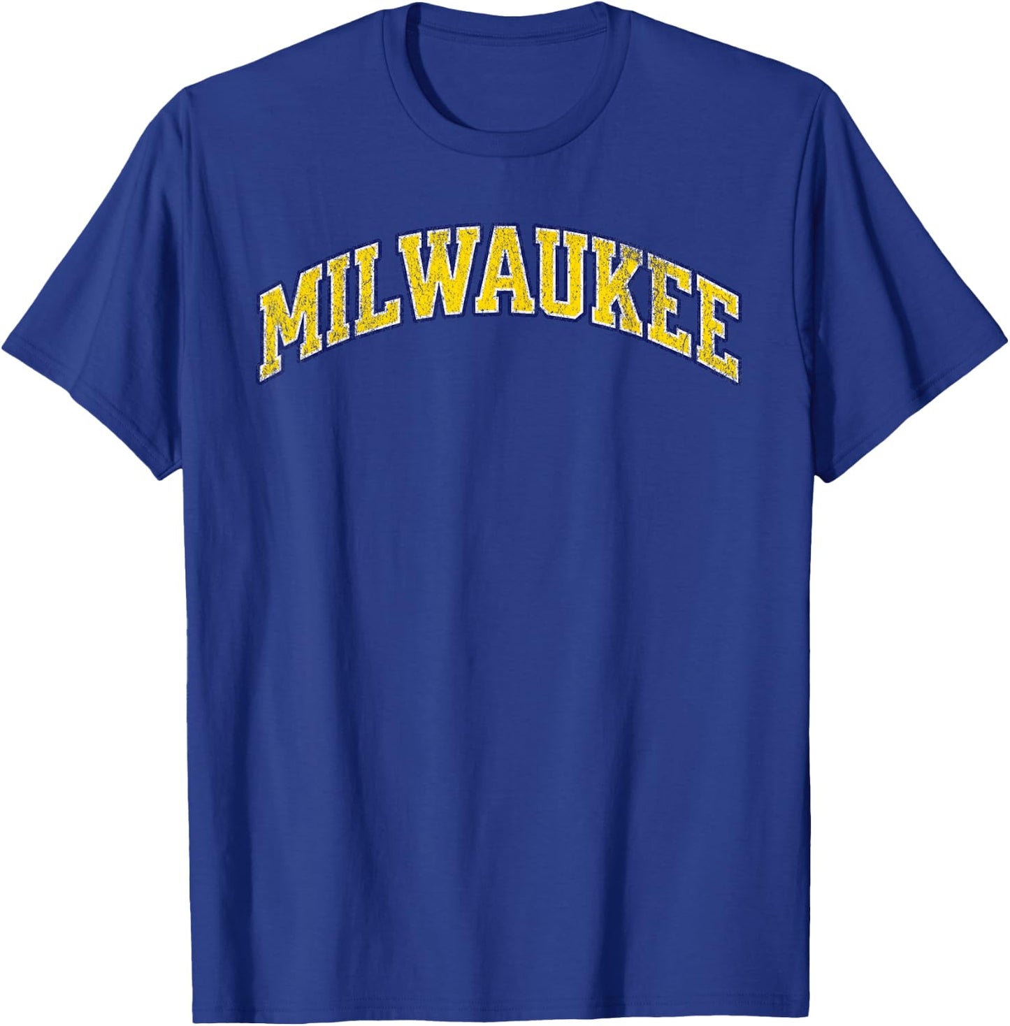 Milwaukee vintage baseball city T-Shirt - T-Shirt | Royal