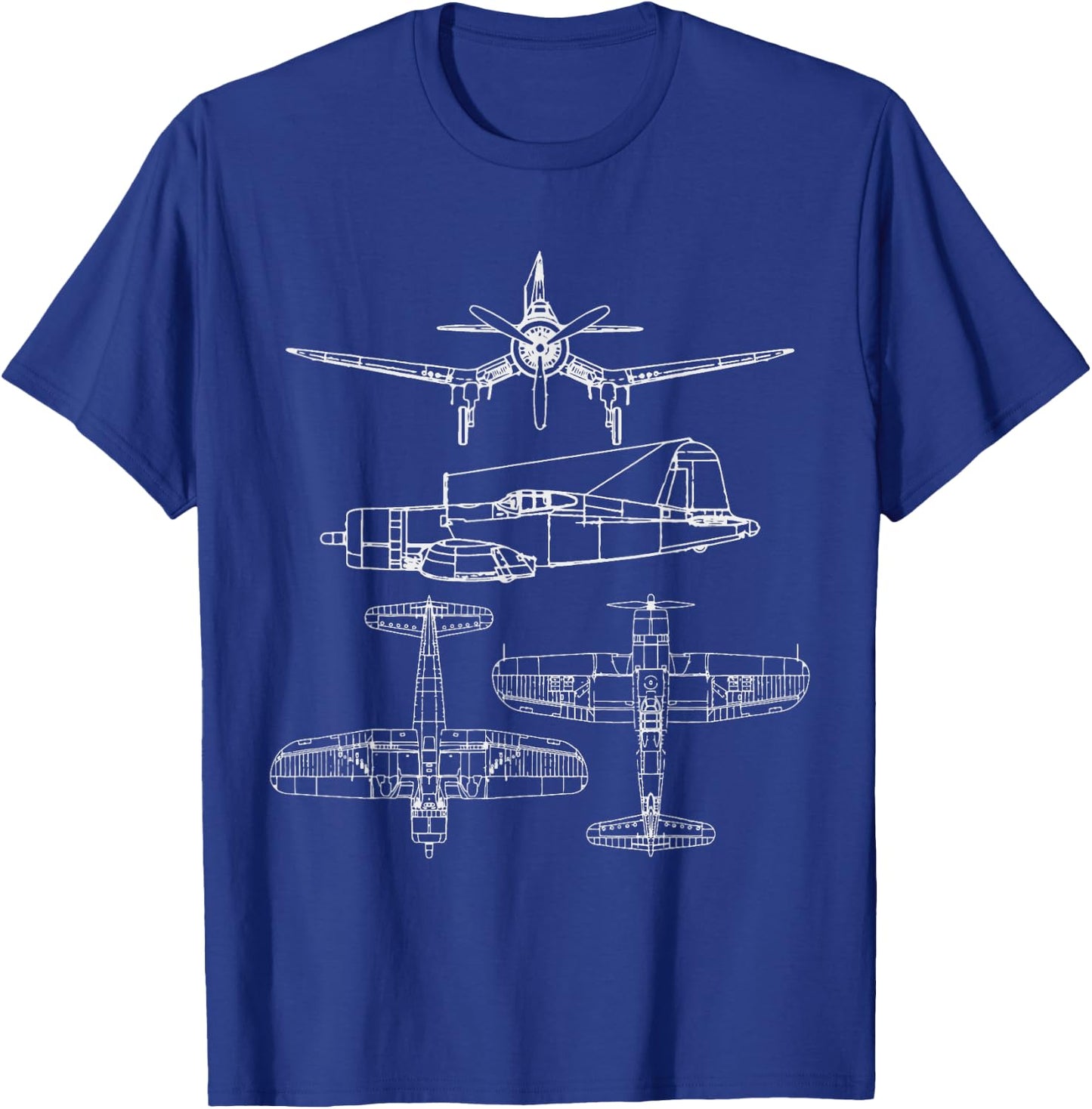 Corsair F4U T-Shirt - T-Shirt | Royal
