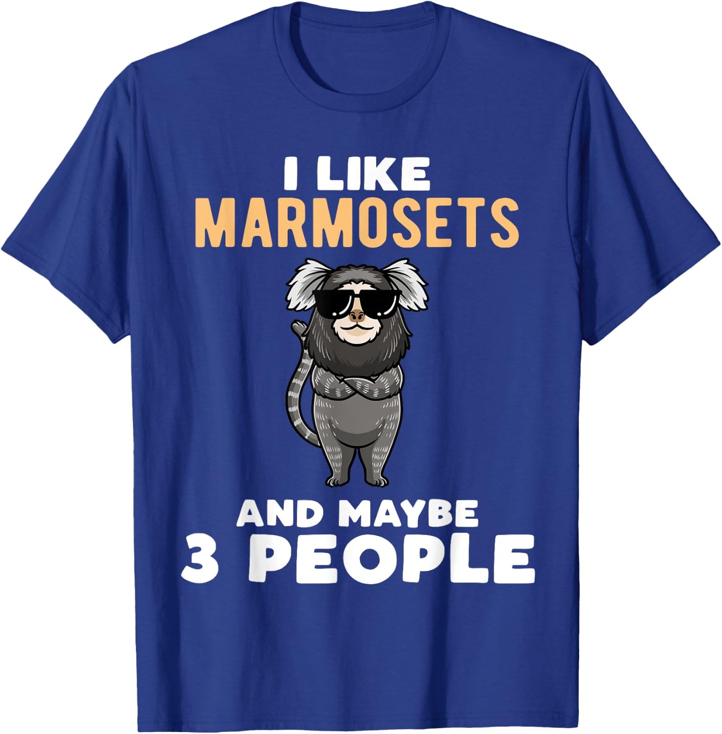Marmoset Monkey T-Shirt - T-Shirt | Royal