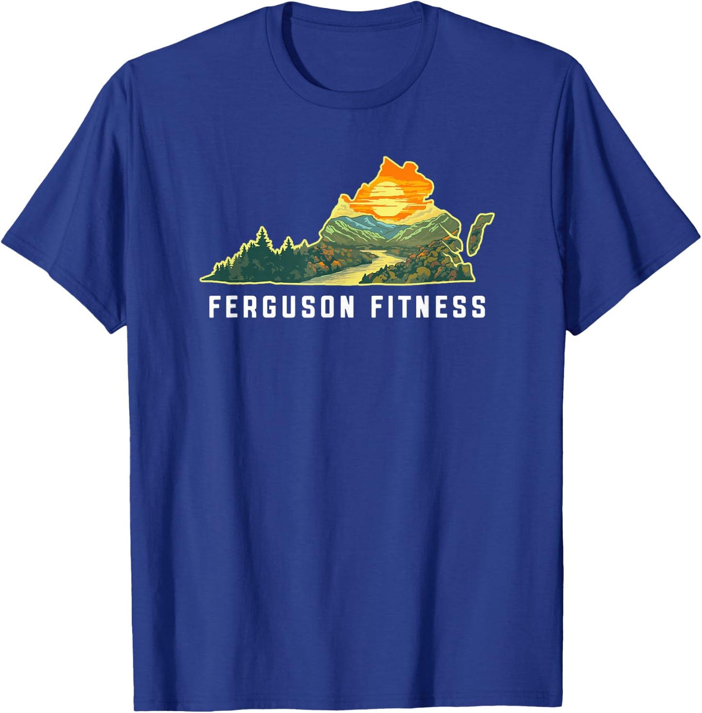 Virginia Outdoors Design - Ferguson Fitness T-Shirt - T-Shirt | Royal