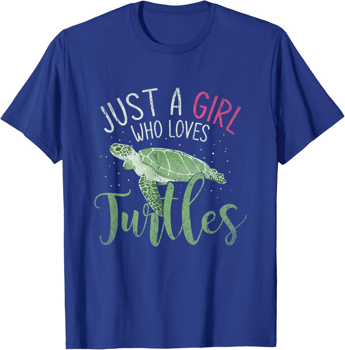 Sea Turtle Ocean Animal Women Girls Kids Gift Turtle T-Shirt - T-Shirt | Royal