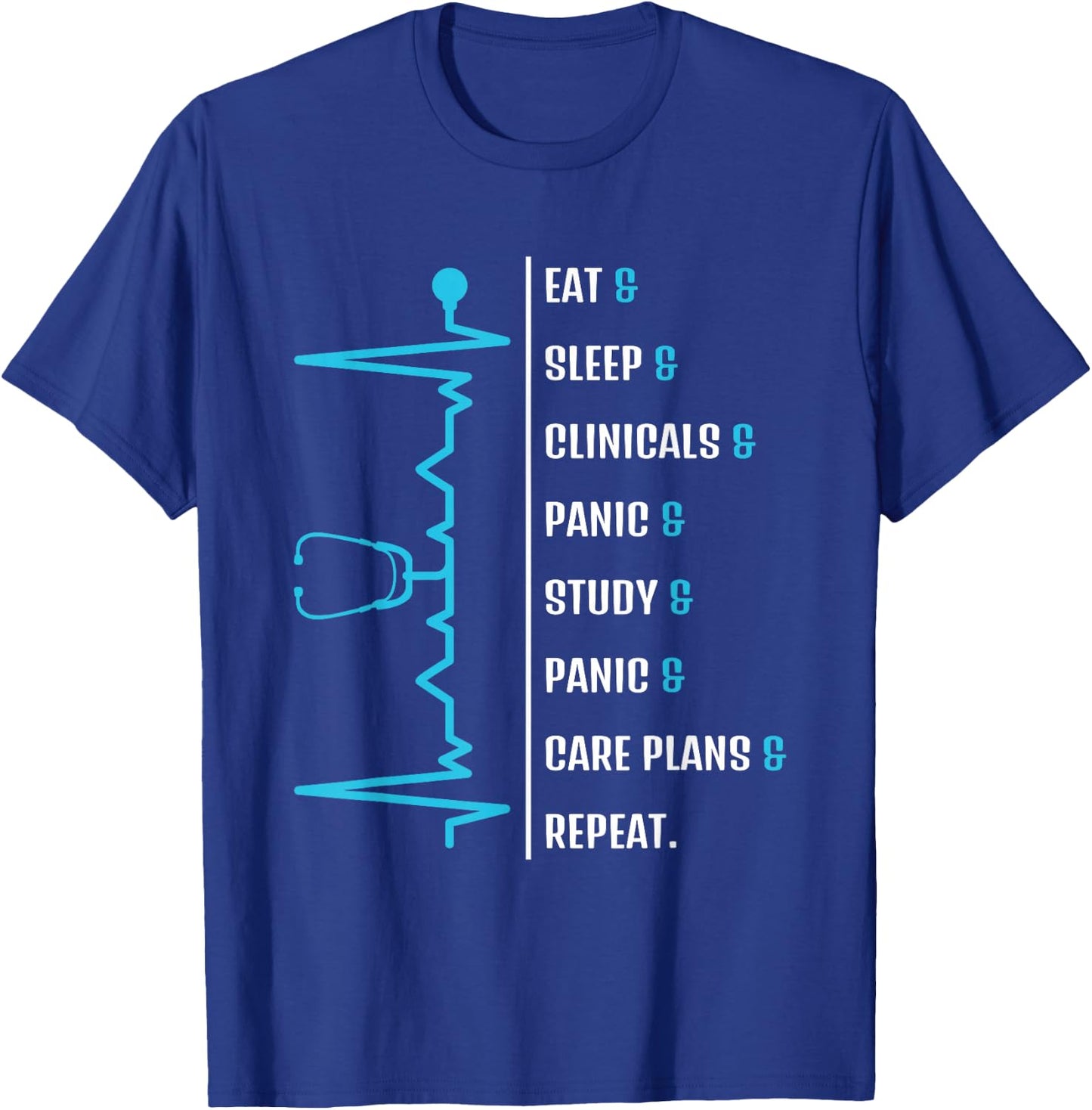 Funny Nursing Student Nurse Gift T-Shirt - T-Shirt | Royal