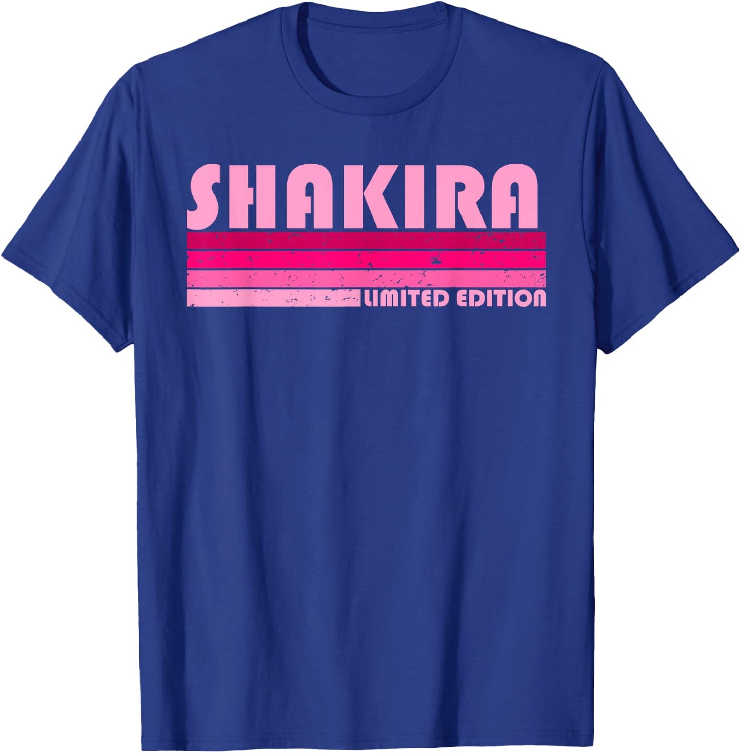 SHAKIRA Name Personalized Retro Vintage 80s 90s Birthday T-Shirt - T-Shirt | Royal