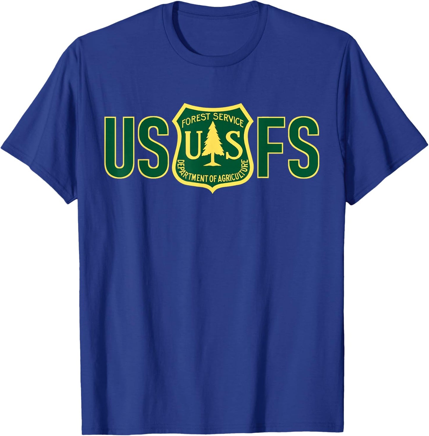 US United States Forest Service USFS Shield T-Shirt - T-Shirt | Royal