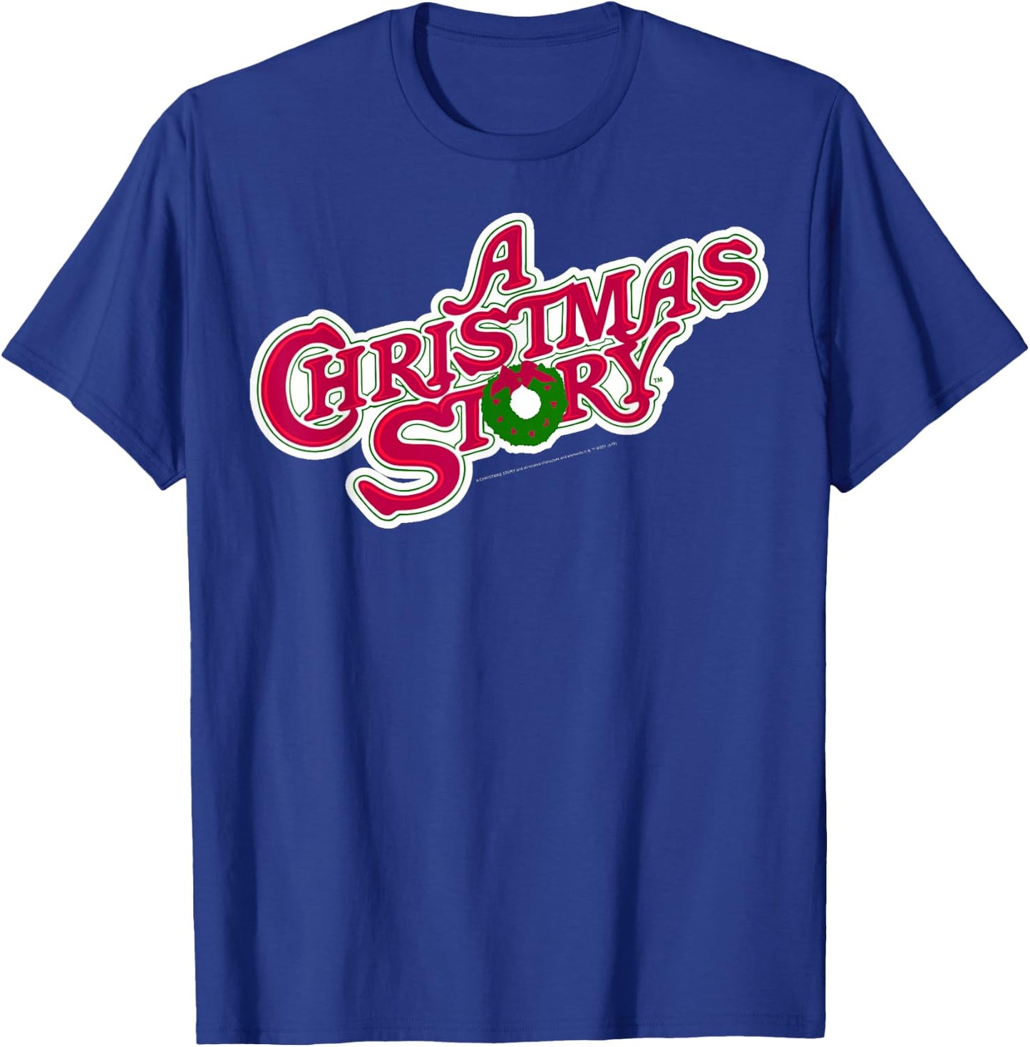 A Christmas Story Classic Logo T-Shirt - T-Shirt | Royal