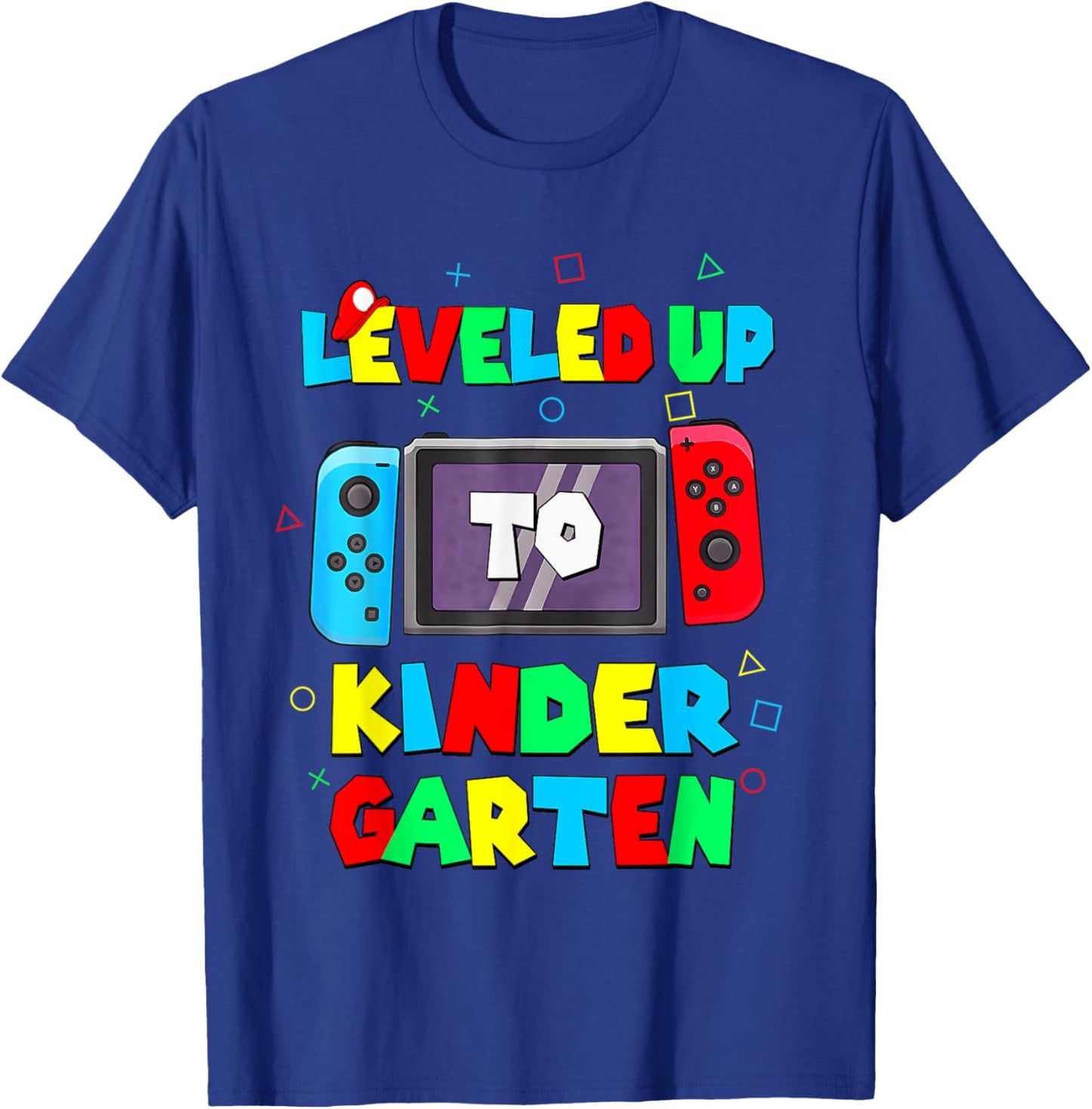 Level Kindergarten unlocked back to school video game Kinder T-Shirt - T-Shirt | Royal
