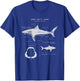 Great White Shark Anatomy , Marine Biologist T-Shirt - T-Shirt | Royal