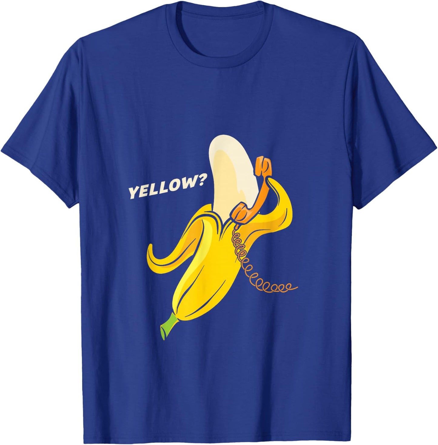 Healthy - Banana Yellow Phone Vegan - Market T-Shirt - T-Shirt | Royal