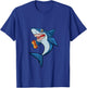 Hotdog Sharks Love Animal lovers Funny Outfit T-Shirt - T-Shirt | Royal