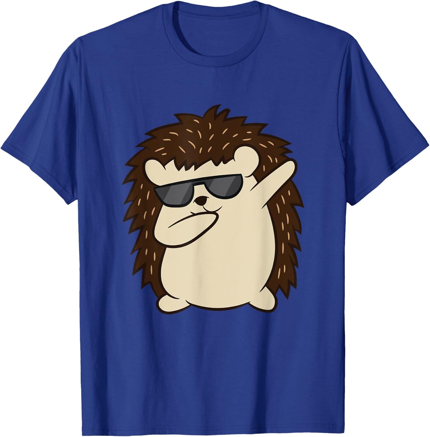 Dabbing Hedgehog Funny Hedgehog T-Shirt - T-Shirt | Royal