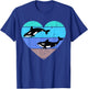 Orca Killer Whale Retro Gift T-Shirt - T-Shirt | Royal