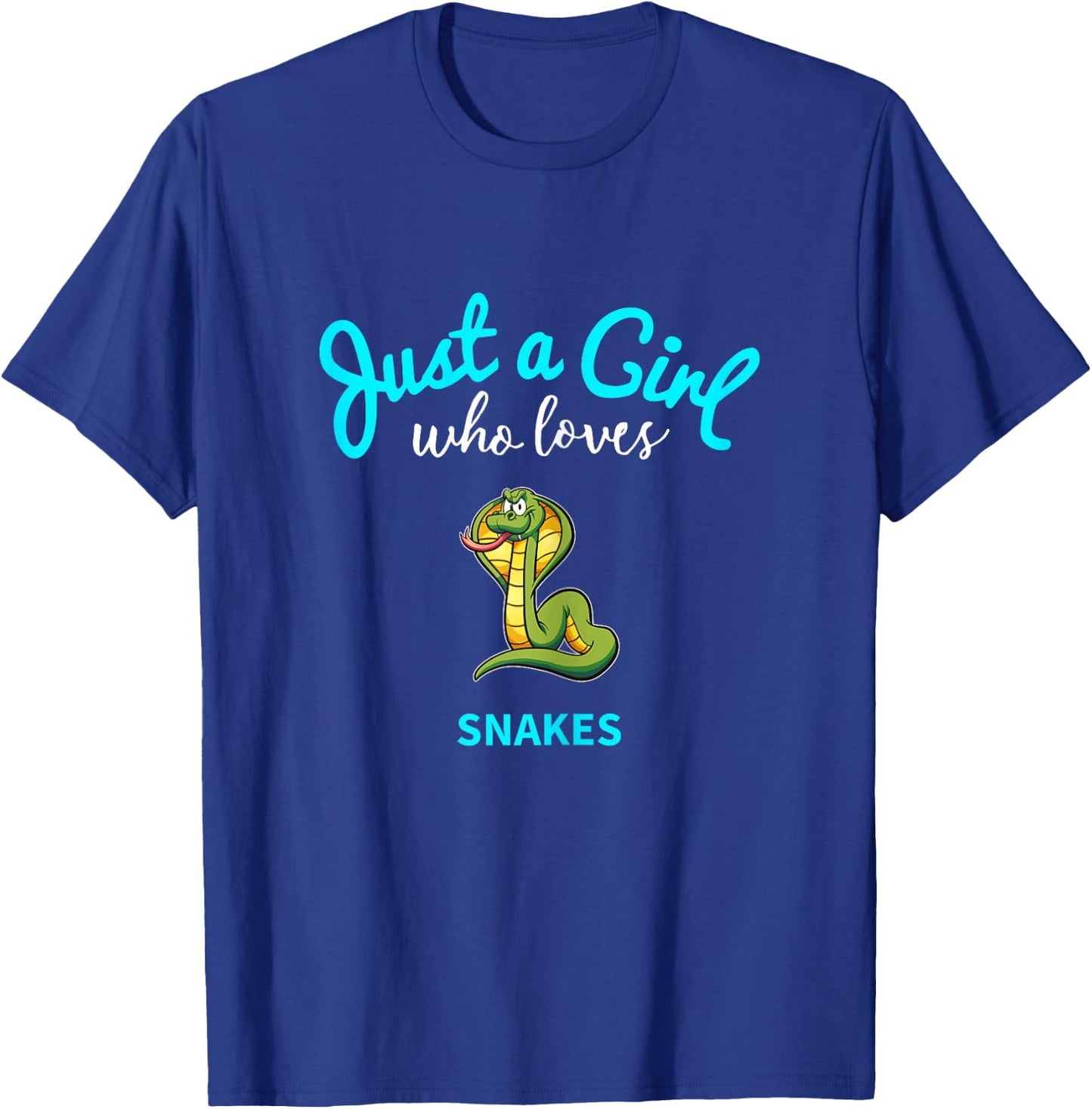 Snake Shirt for Girls | Children's Snake T-Shirt - T-Shirt | Royal