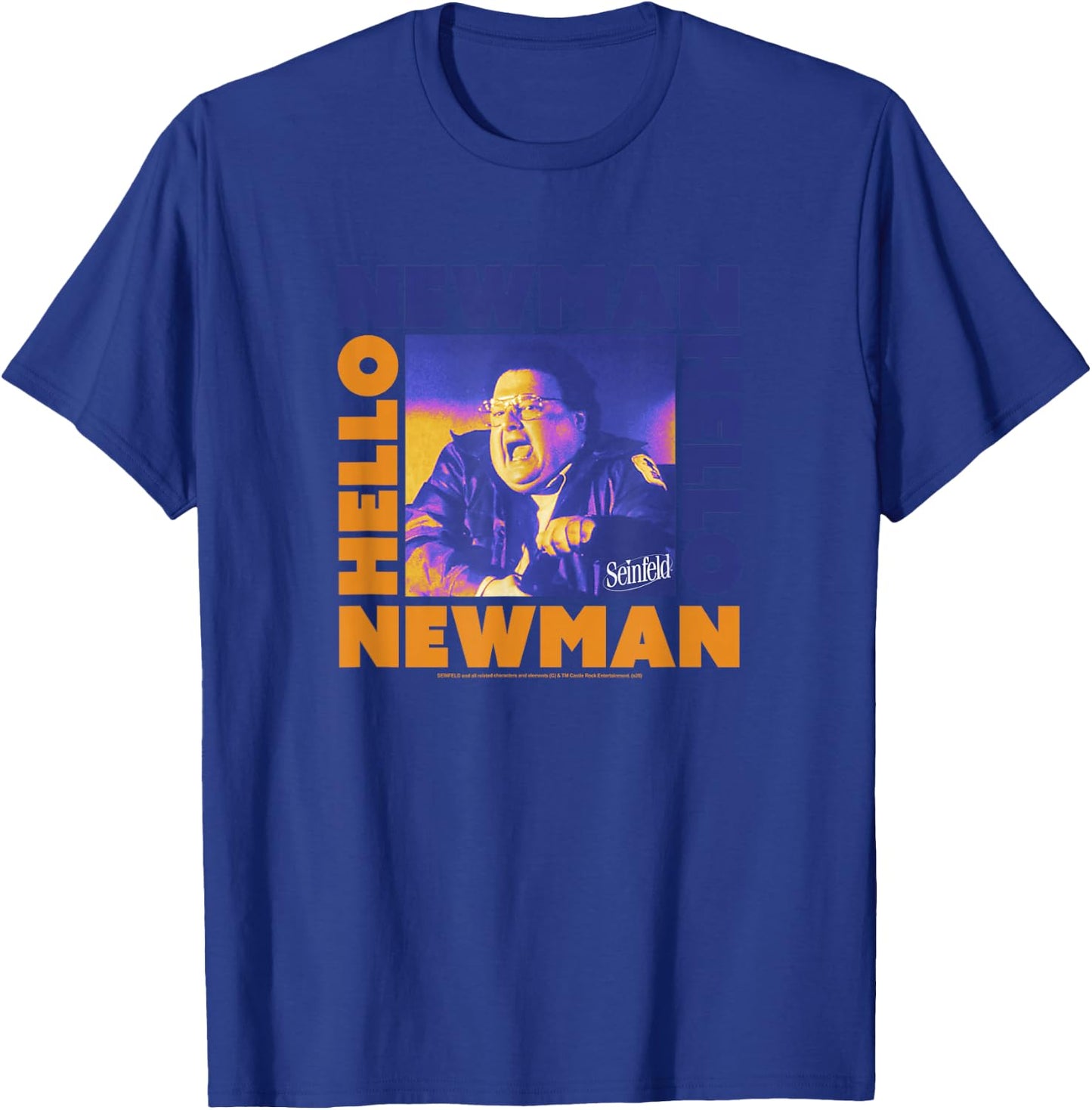 Seinfeld Newman Hello Newman Box Up T-Shirt - T-Shirt | Royal