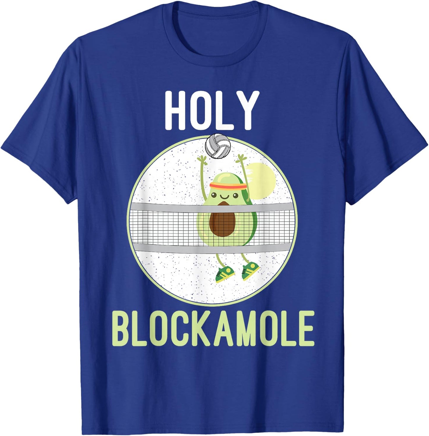 Holy Blockamole Funny Volleyball Block Avocado Teen girls T-Shirt - T-Shirt | Royal