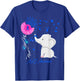 Elephant ALS Awareness - ALS Ribbon Gifts T-Shirt - T-Shirt | Royal