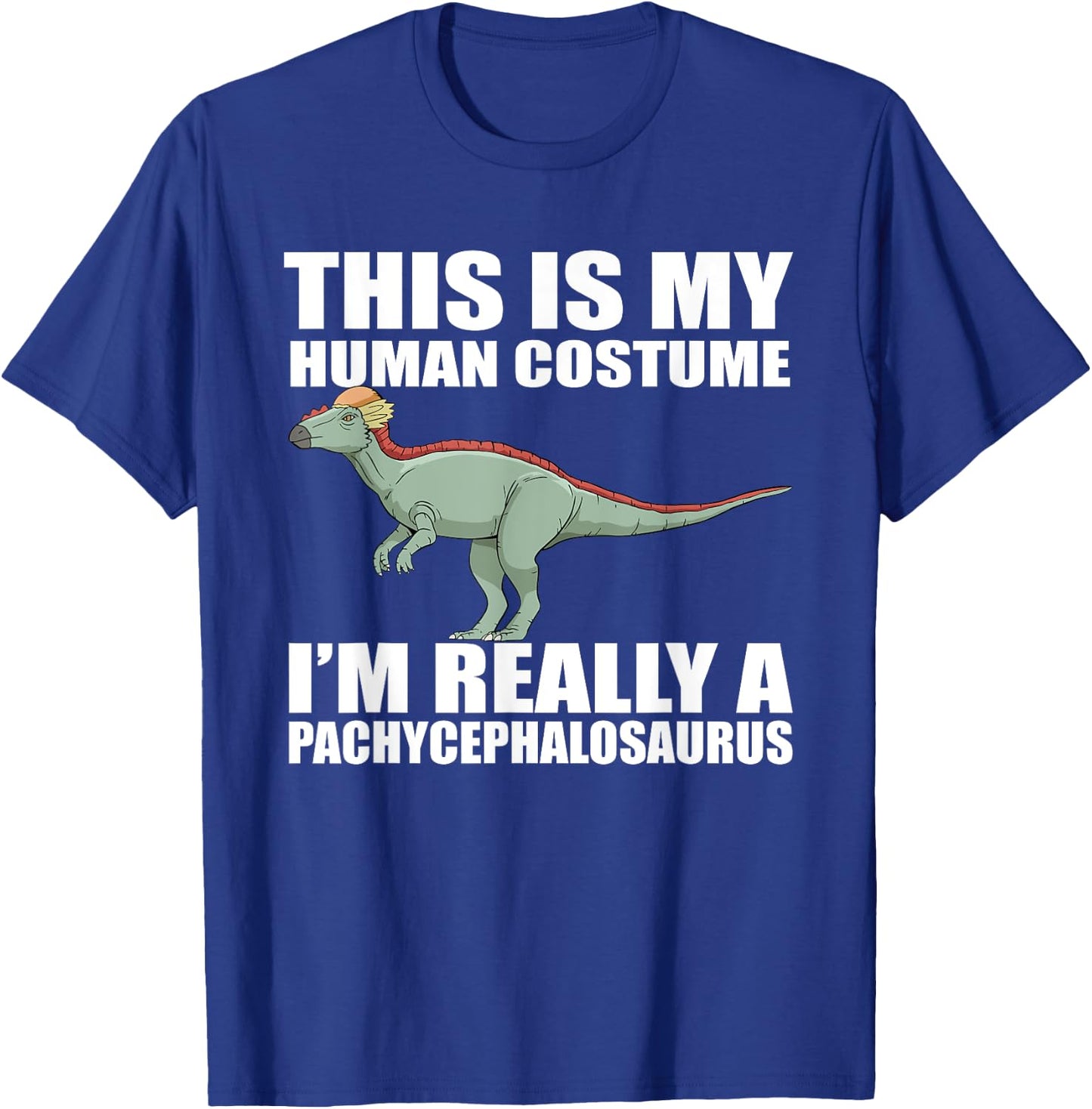 Pachycephalosaurus Dinosaur Costume T-Shirt - T-Shirt | Royal