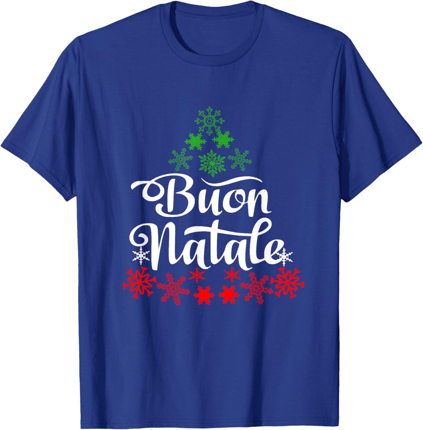 Italian Family Christmas Buon Natale tree T-Shirt - T-Shirt | Royal