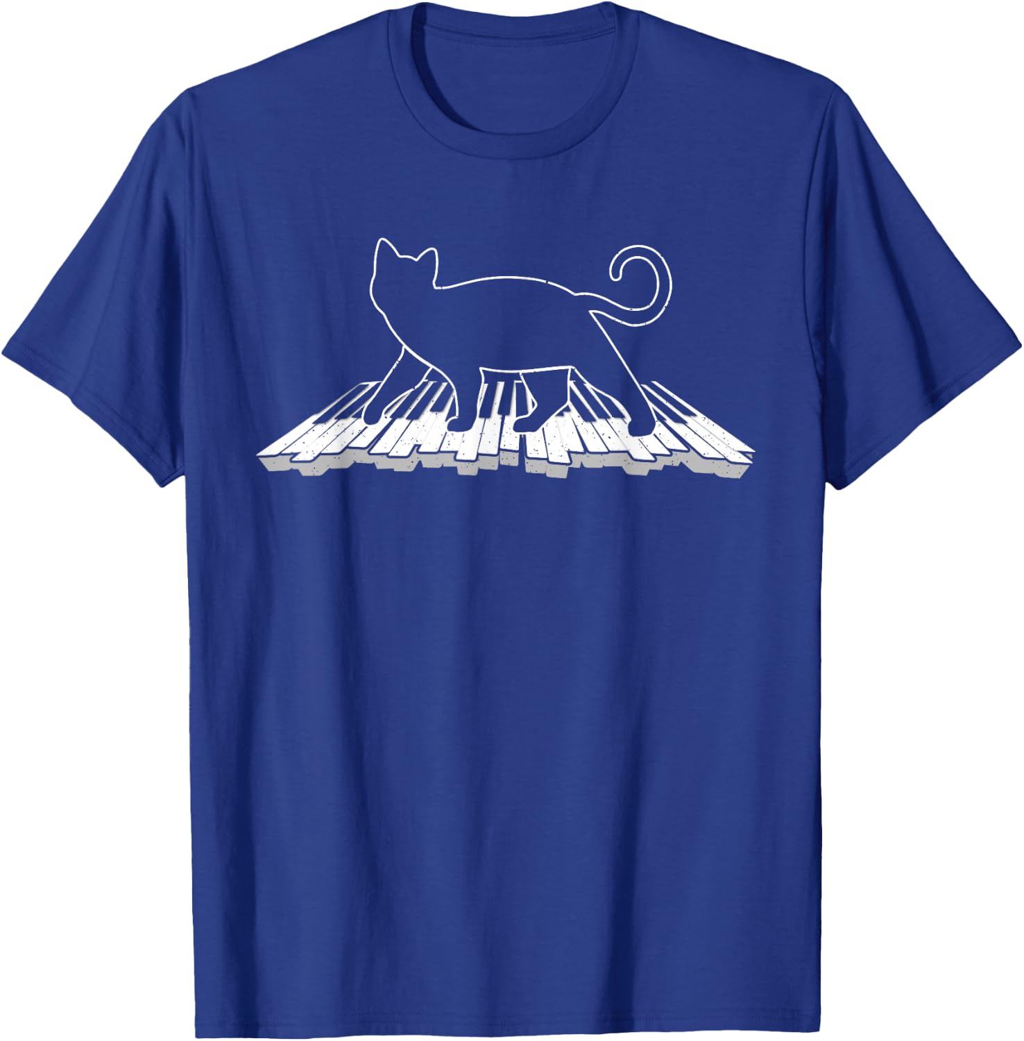 Cute Piano Women Keyboard Instrument Piano Player T-Shirt - T-Shirt | Royal