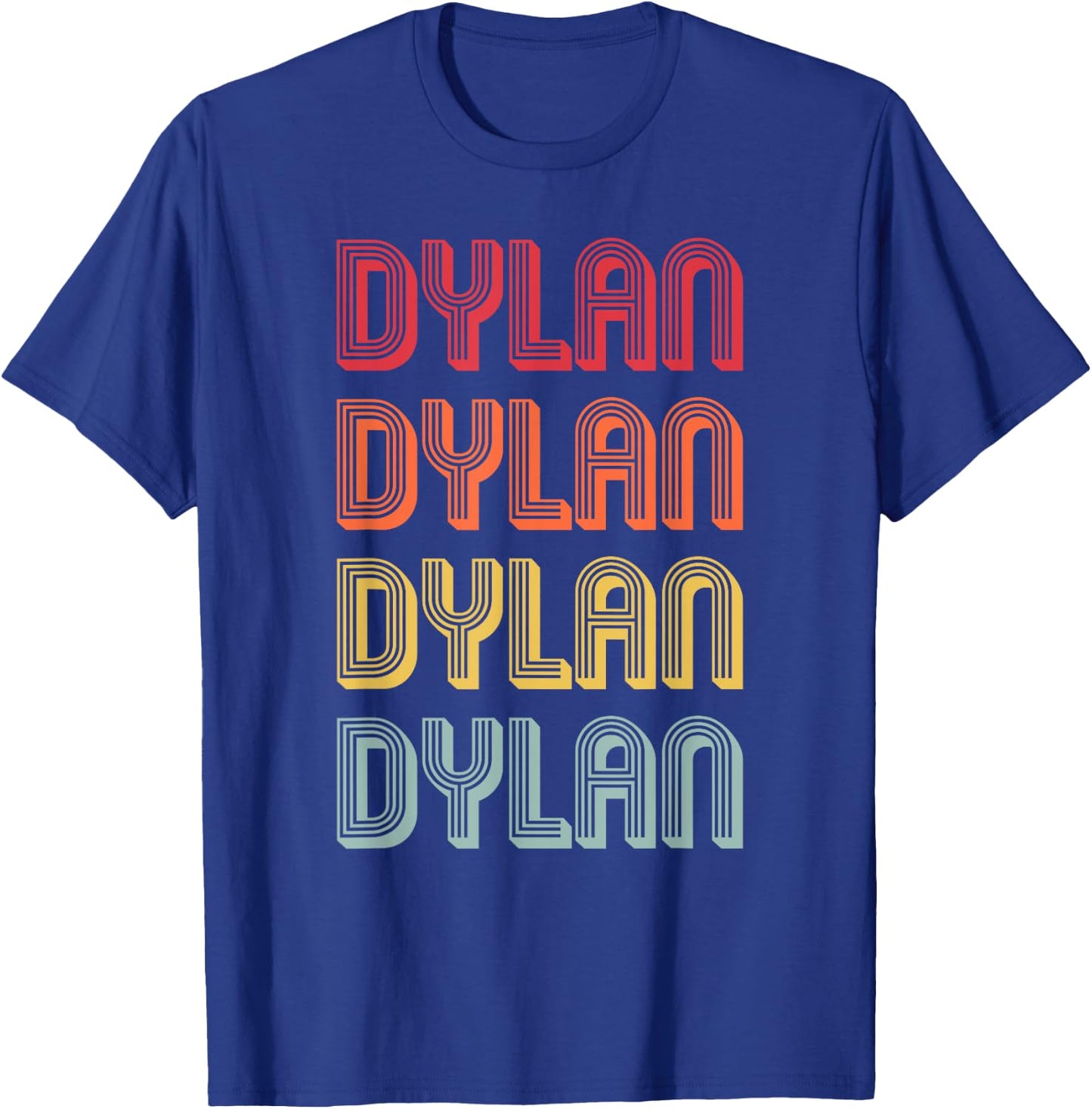DYLAN Gift Name Personalized Funny Retro Vintage Birthday T-Shirt - T-Shirt | Royal