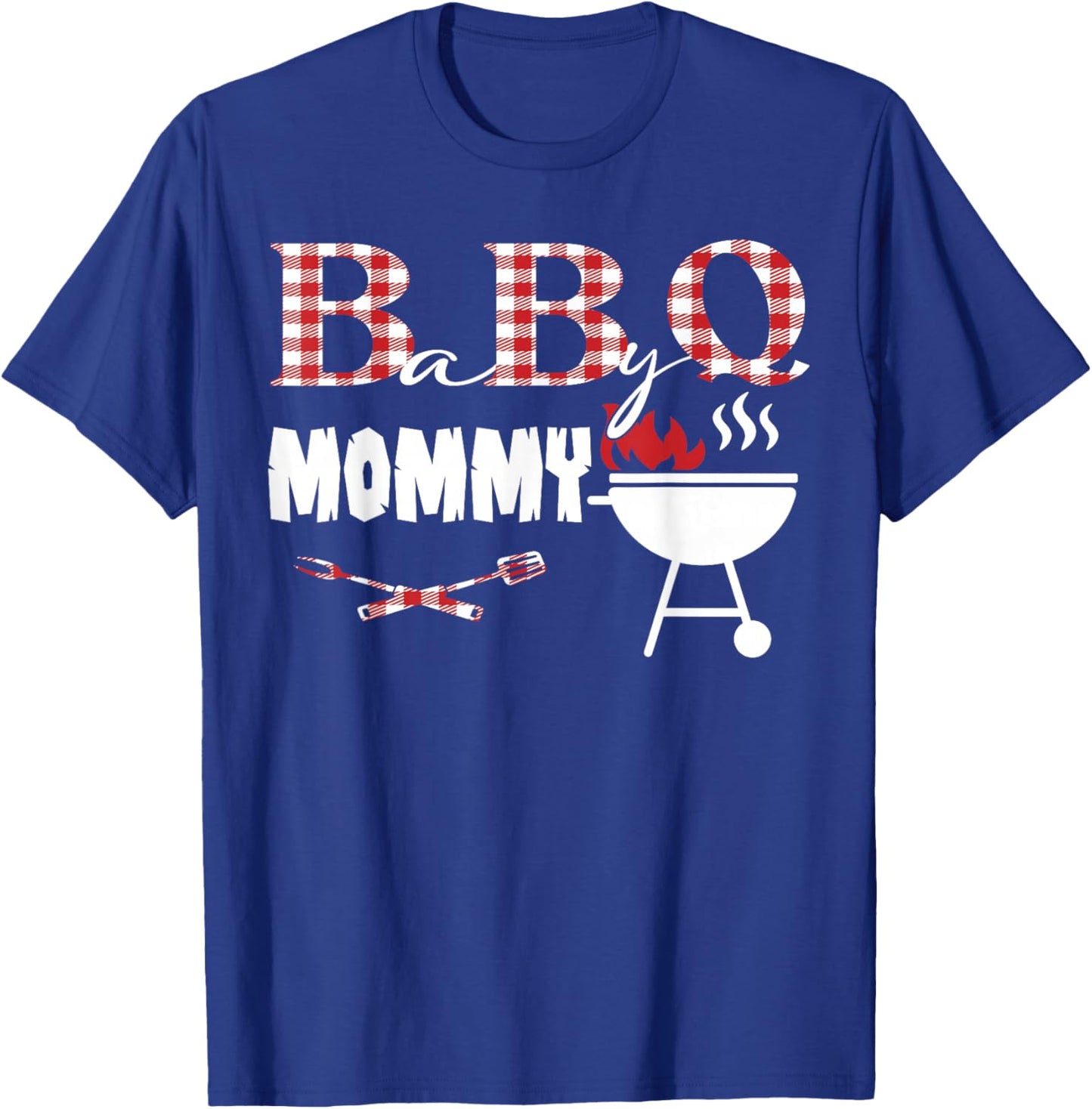 Baby BBQ Mommy Shower Birthday Party Family Matching T-Shirt - T-Shirt | Royal