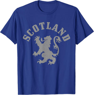 Scotland Vintage Lion Scotland Pride Gift UK T-Shirt - T-Shirt | Royal