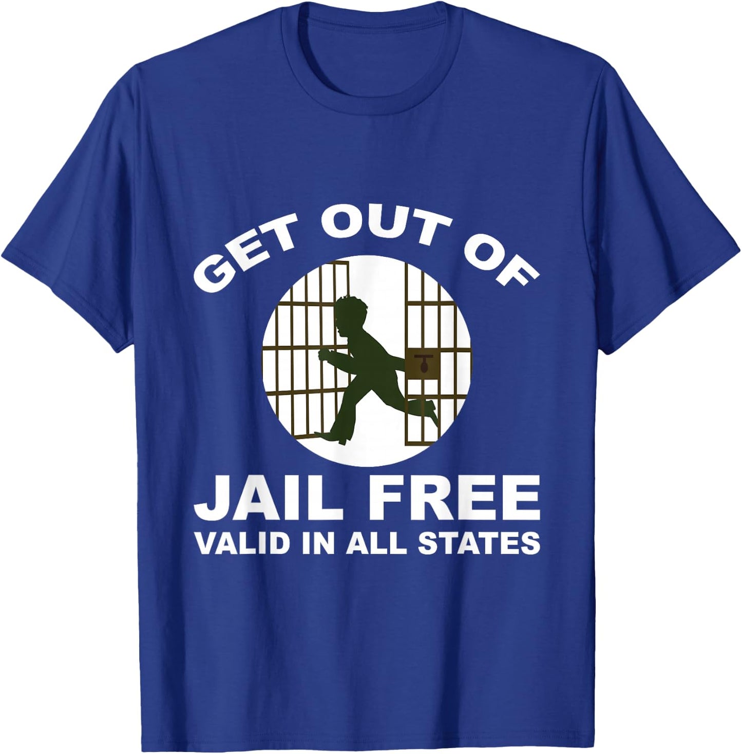 Get Out of Jail Free T-Shirt - T-Shirt | Royal