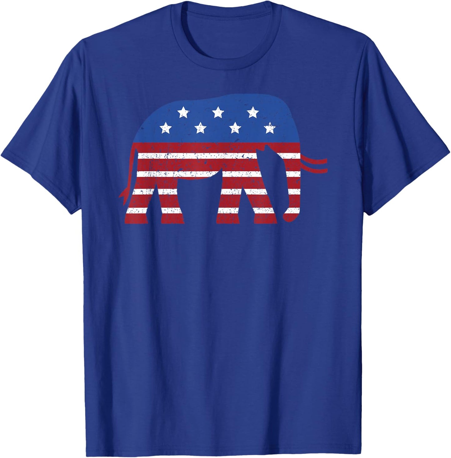 Retro Republican Party Elephant Symbol T-Shirt - T-Shirt | Royal