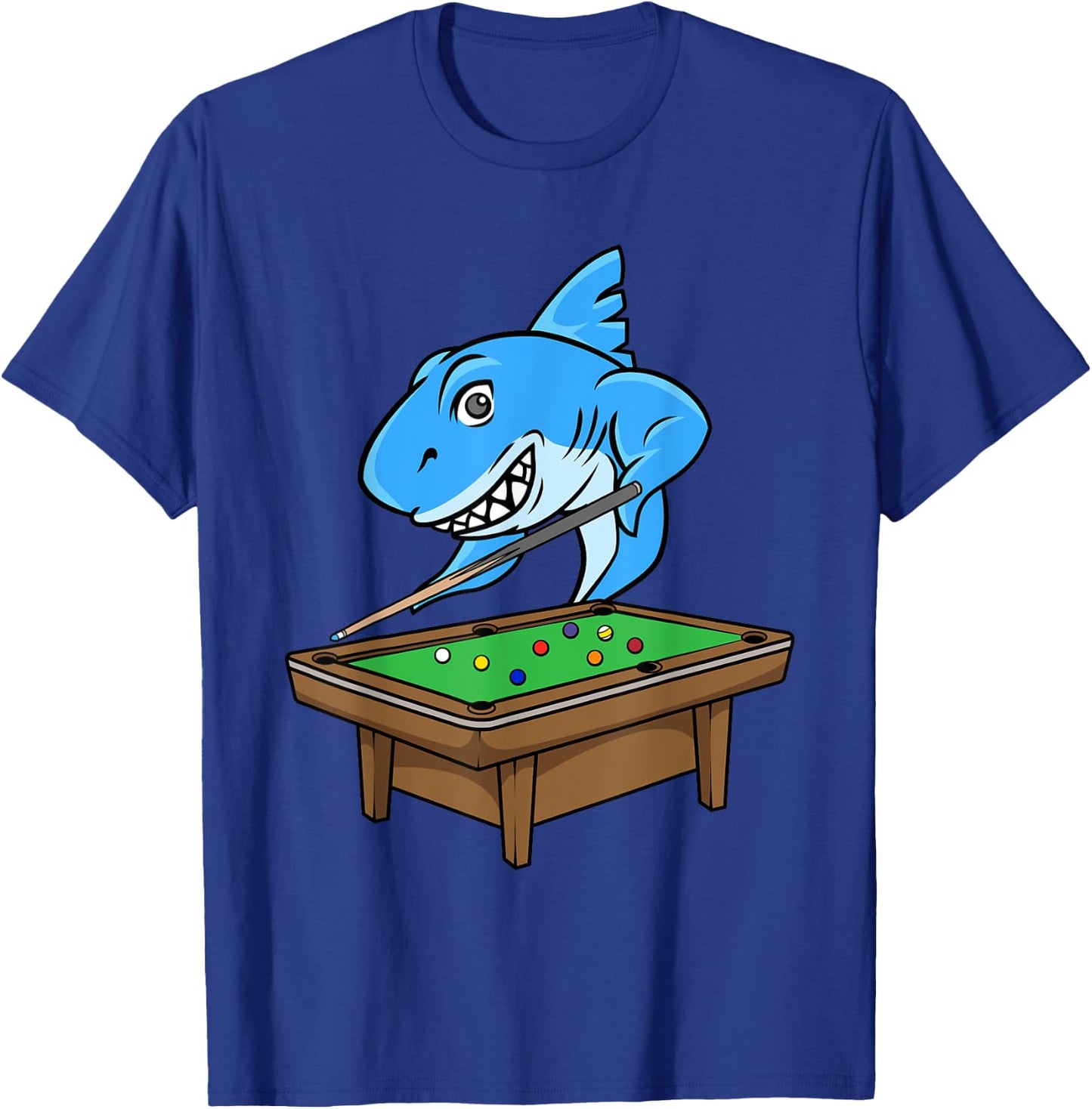 Funny Billiards Pool Shark Hall Snooker Joke Billiard Cue T-Shirt - T-Shirt | Royal
