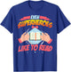 Book Reading Superheroes Like To Read T-Shirt - T-Shirt | Royal
