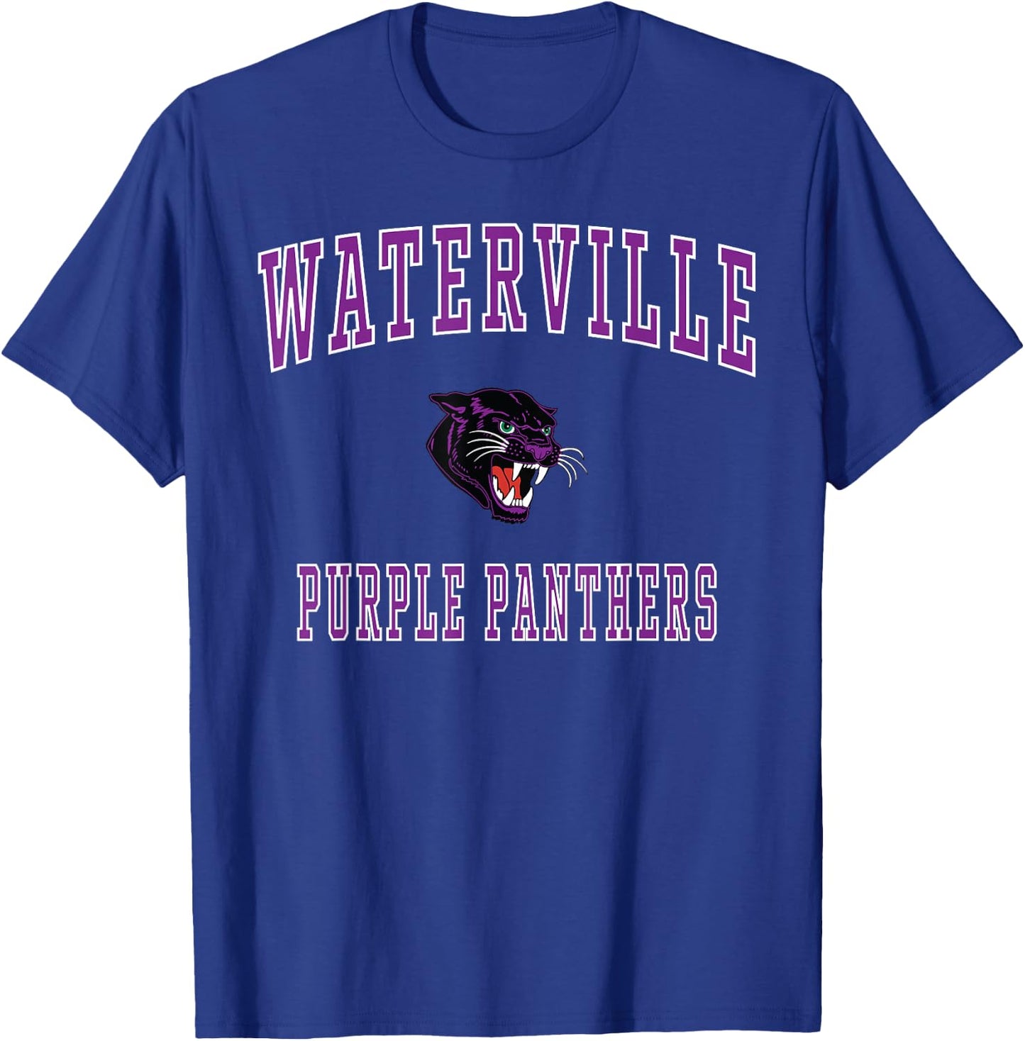 Waterville High School Purple Panthers T-Shirt - T-Shirt | Royal