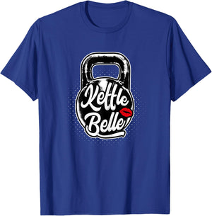 Kettlebell Kettle Belle Gym Training T-Shirt - T-Shirt | Royal